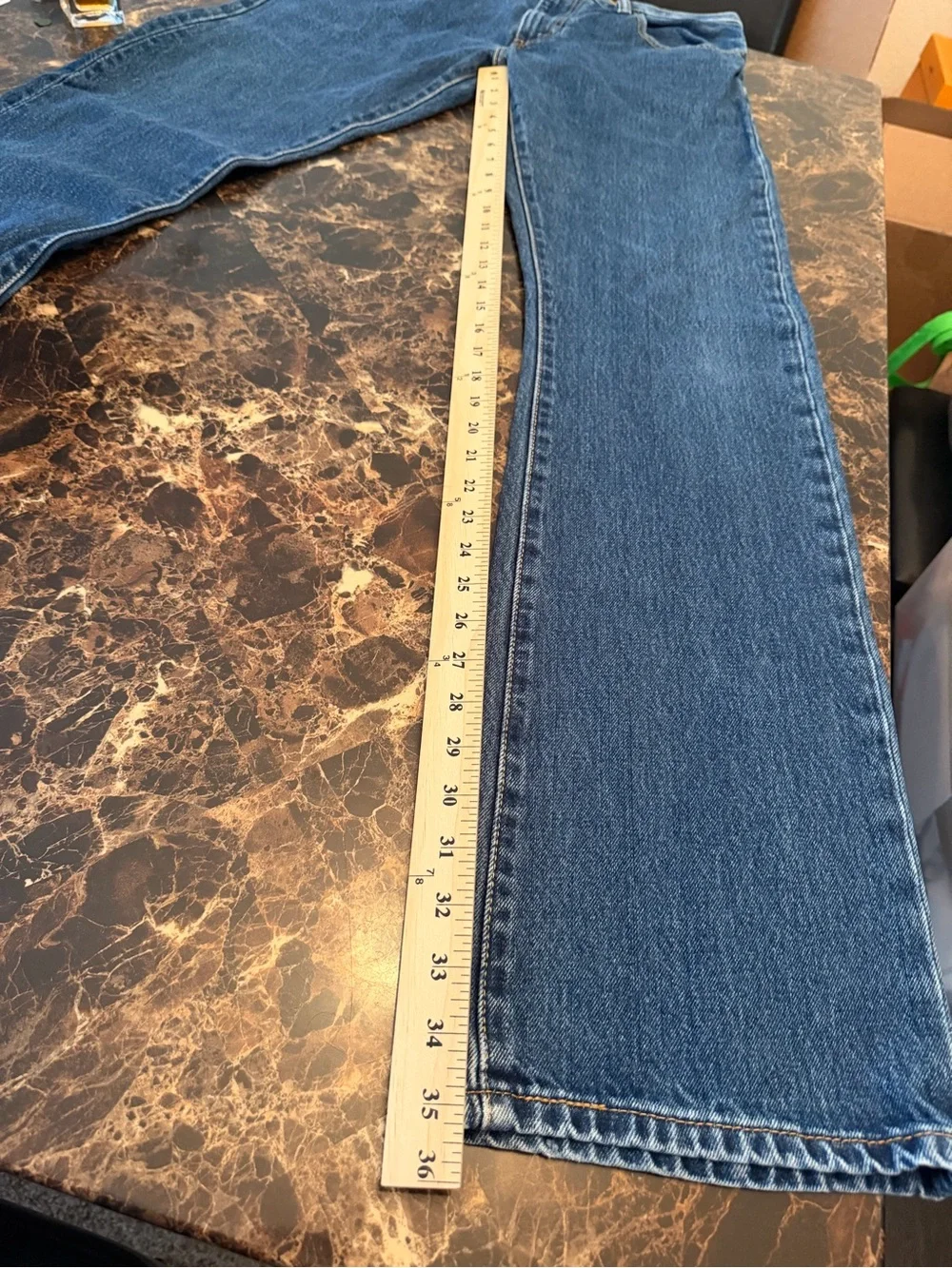 Levi’s 517 Bootcut Jeans Men’s 33x36 Medium Wash Blue Denim Classic Fit